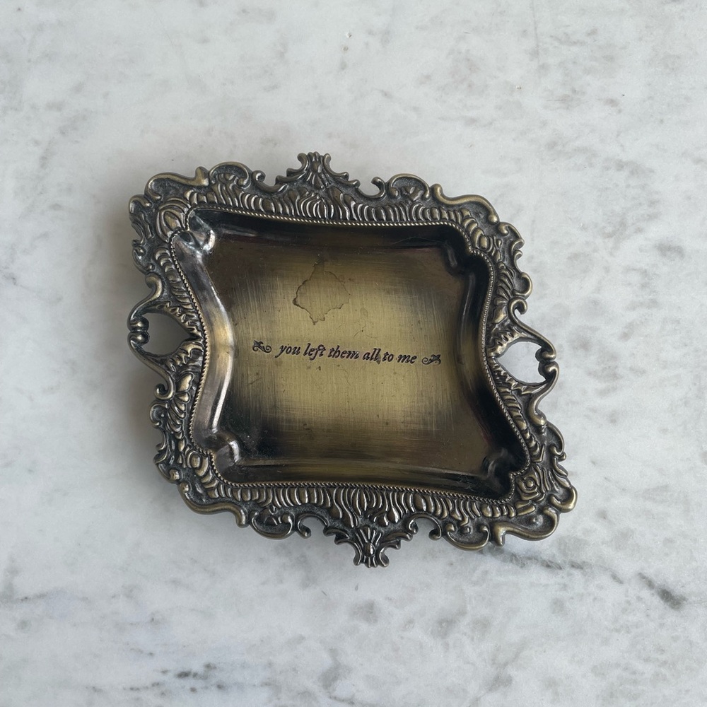 Taylor Swift Marjorie You Left Them All to Me Ring Jewelry Tray